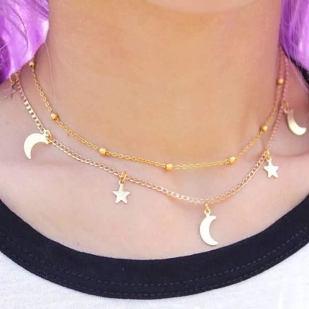 3 for $15 ⭐️Gold star necklace - Picture 2 of 2